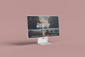 IMac Desktop Mockup