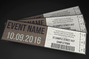 Multipurpose Stylish Event Ticket, an Invitation Template by Konakchiev (Thumbnail 1 of 3)