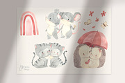 LOVE. Valentine's day collection, an Animal Illustration by OlliArtDesign (Thumbnail 10 of 16)