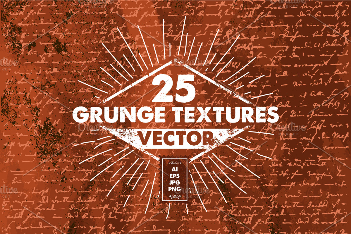 25 SUPERHARDCORE grunge texture PACK, a Texture Graphic by Cienpies Design (Photo 1 of 4)