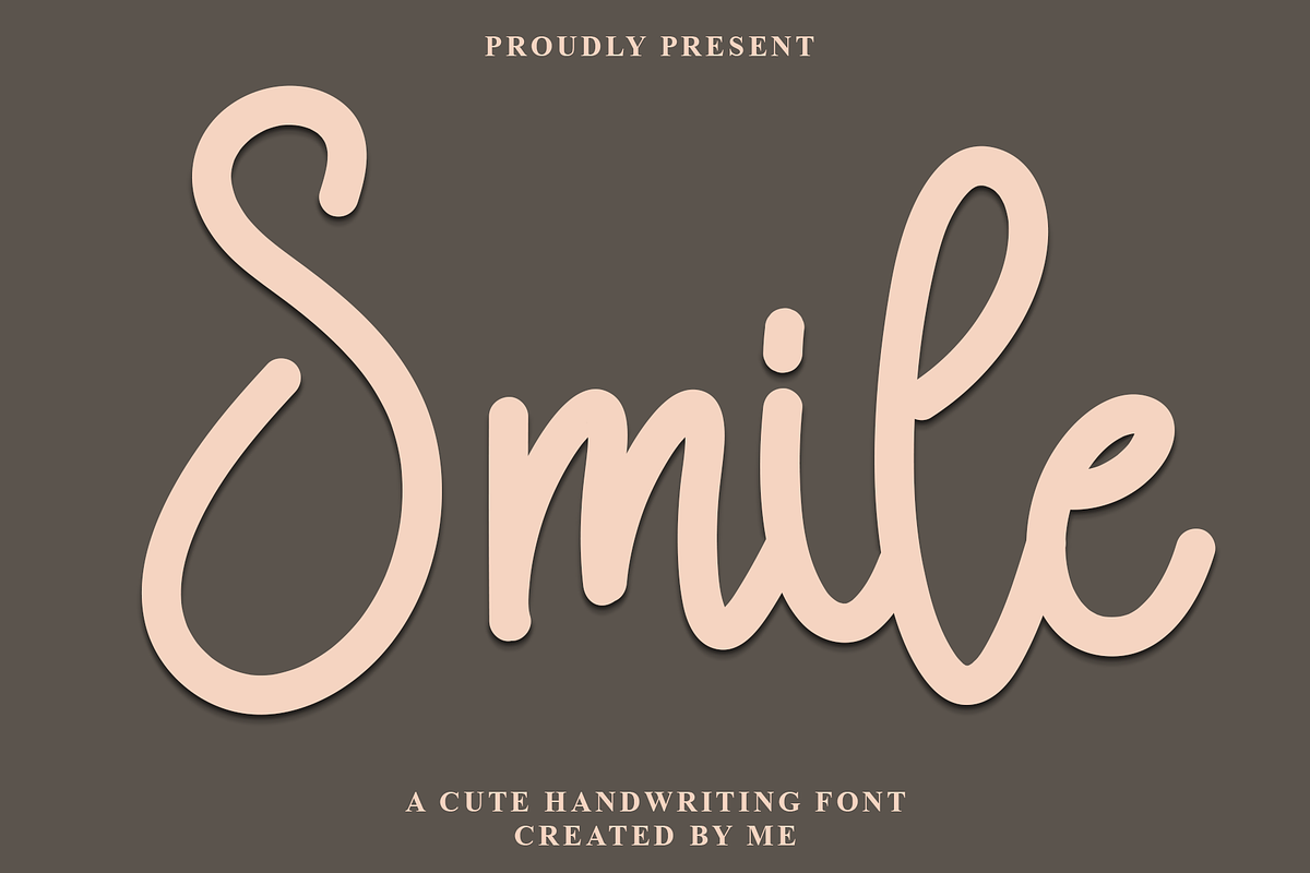 Smile, a Handwritten Font by FreshTypeINK (Photo 1 of 7)