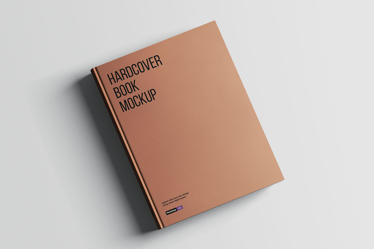 10 Hardcover Book Mockups, a Books & Magazine Mockup by Graphic Pear (Photo 5 of 10)