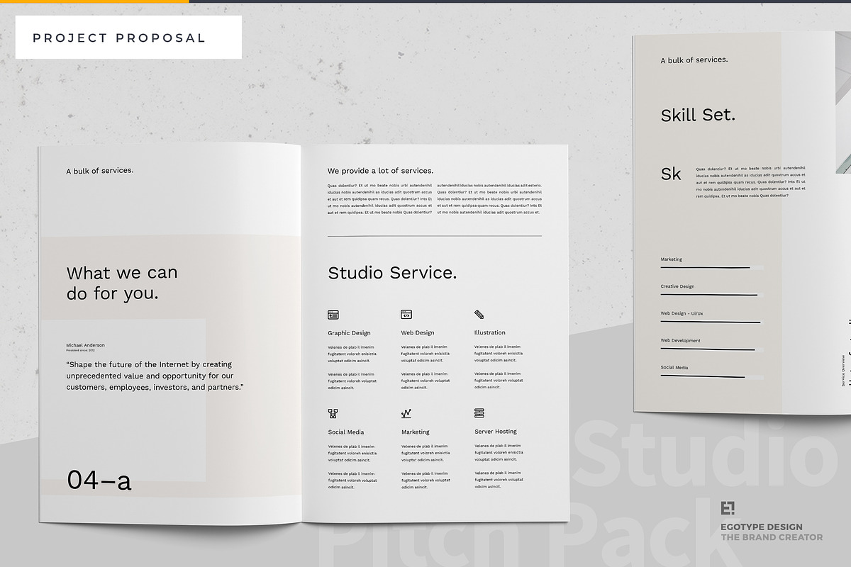 Circle Project Proposal, a Brochure Template by Egotype (Photo 10 of 25)