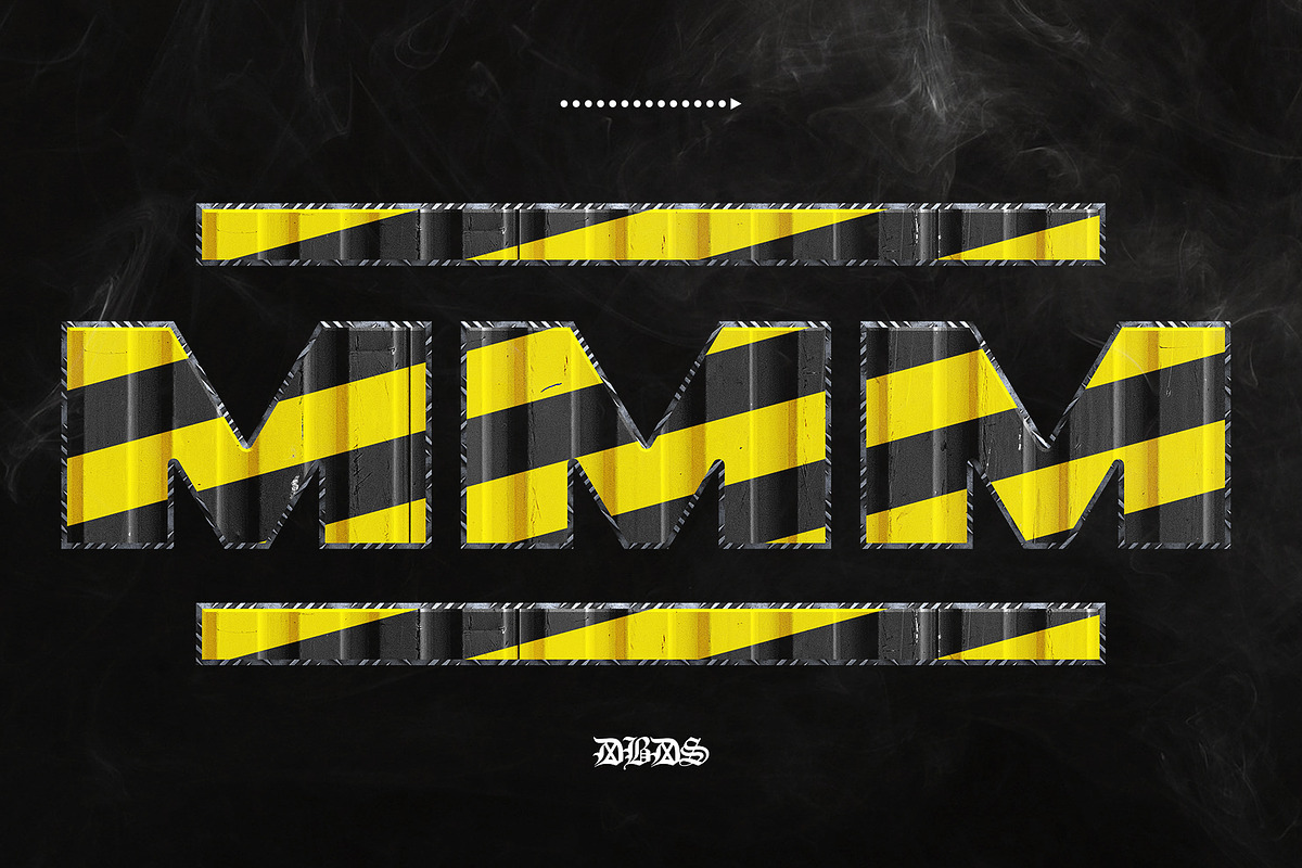 5x Metal Chrome Text Styles, a Layer Style Add-On by dbdslondon (Photo 3 of 10)