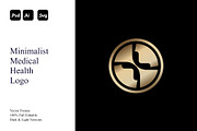 Minimalist Medical Health Logo, a Branding & Logo Template by Luxury Logos (Thumbnail 1 of 4)