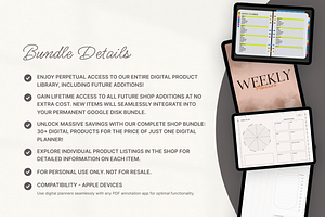 Bundle Updated Digital Planners