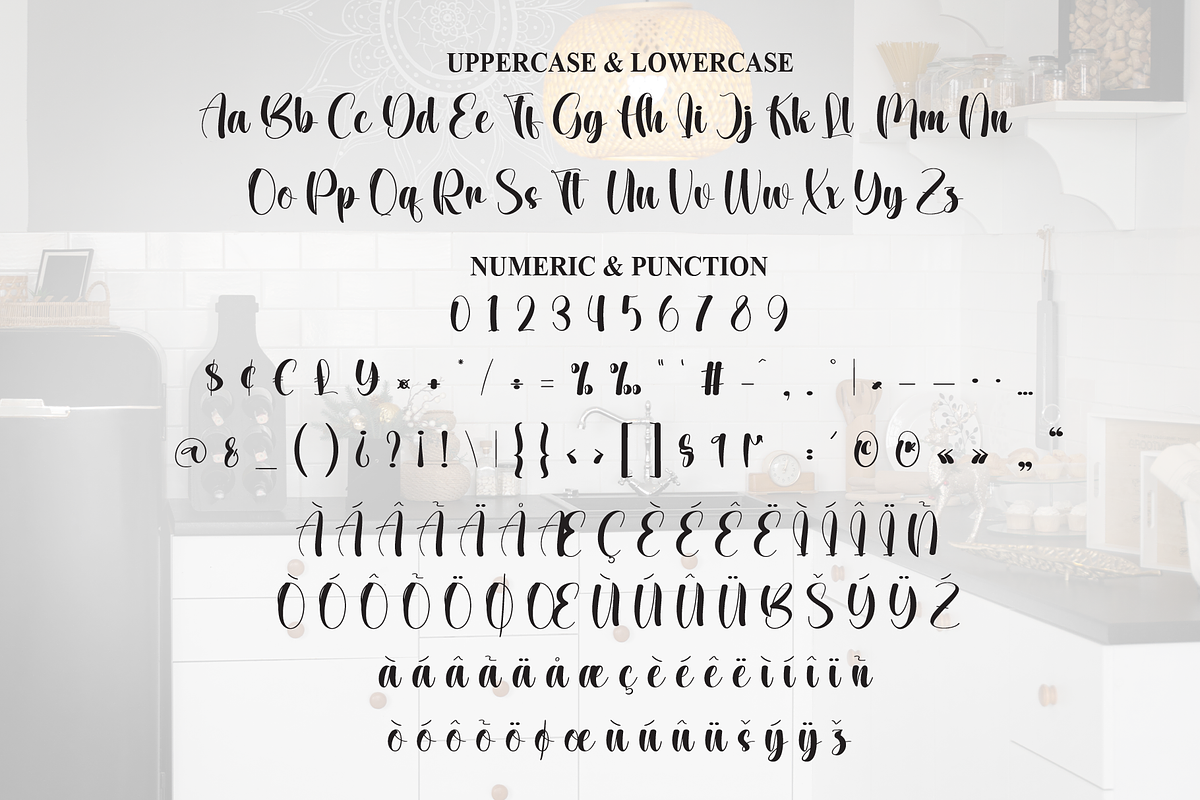 Pattern Kitchen | Script Font, a Handwritten Font by Scratchones (Photo 7 of 8)