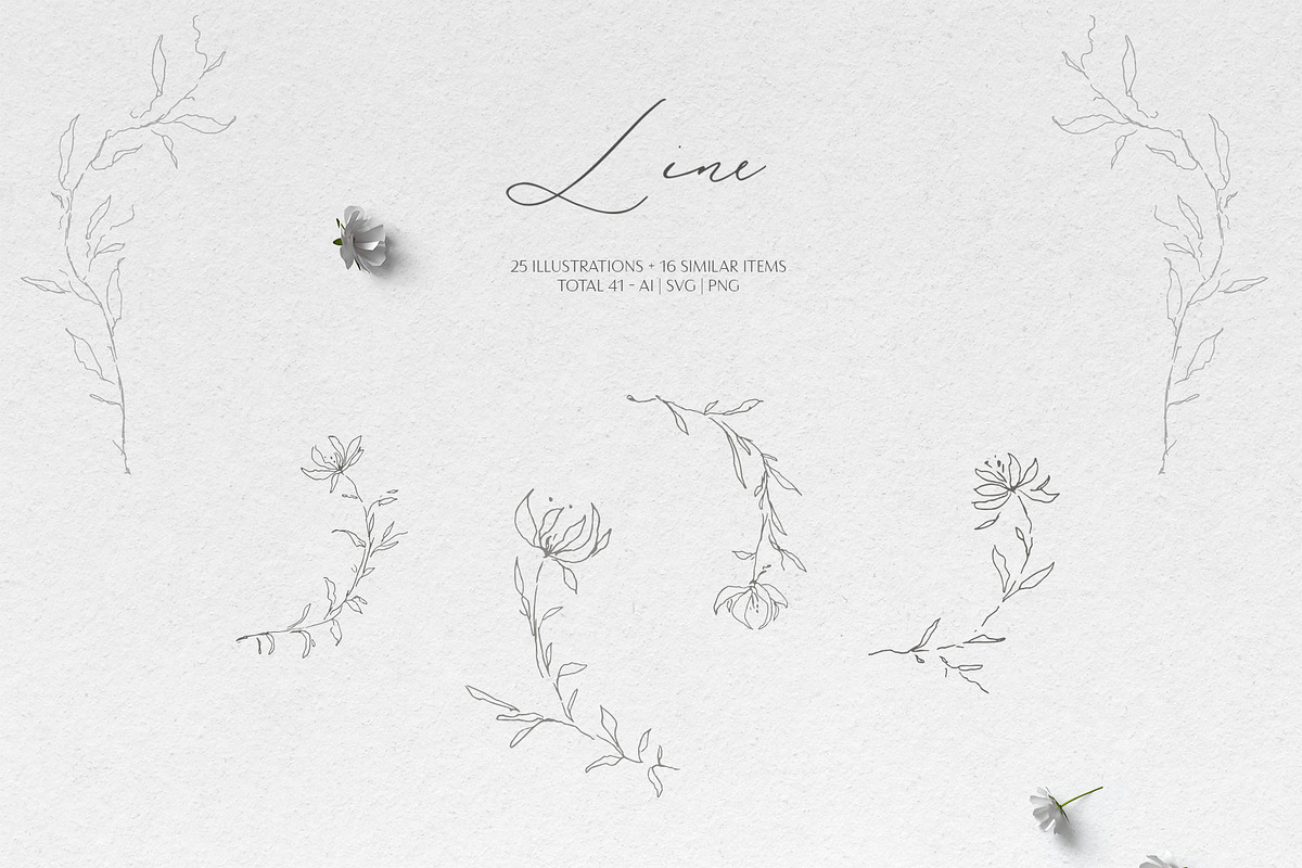Line wedding illustrations, an Illustration by Summer Nightingale Art (Photo 10 of 12)
