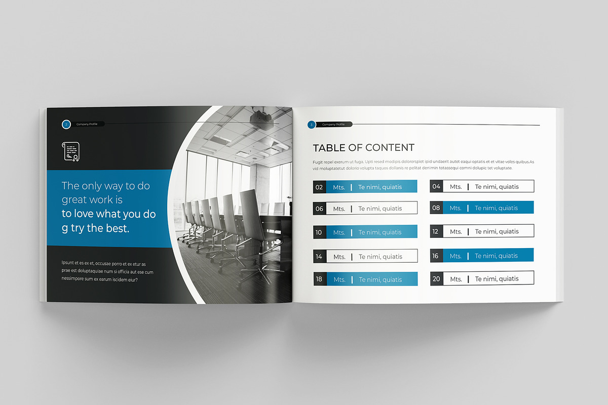 A5 Landscape Brochure, a Brochure Template by Brochure-Market (Photo 2 of 8)