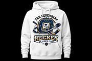 Vintage Hockey Legend Sports Logo, an Object Graphic by Artivon (Thumbnail 3 of 3)