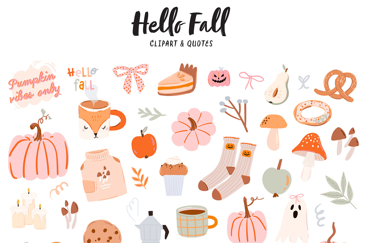 Cozy Autumn Doodles & Fall Quotes, an Object Graphic by Ruslana Lubenets (Photo 4 of 17)