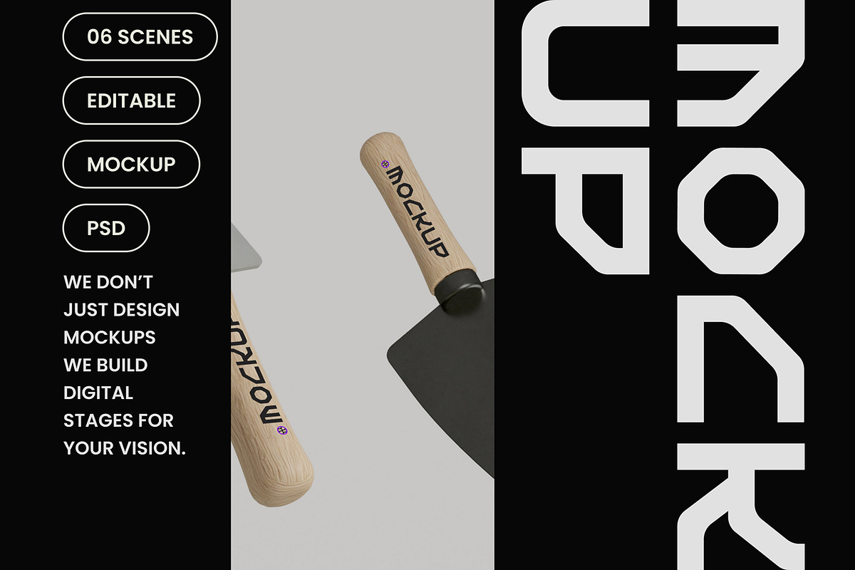 Hand Garden Shovel Mockup, a Household Mockup by hiddemaru (Photo 4 of 4)