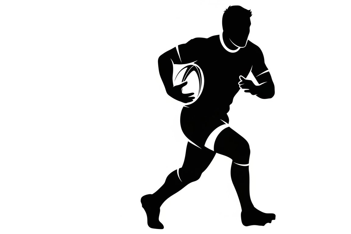 Rugby Player Silhouette Pack, an Illustration by Amazin_art (Photo 17 of 31)