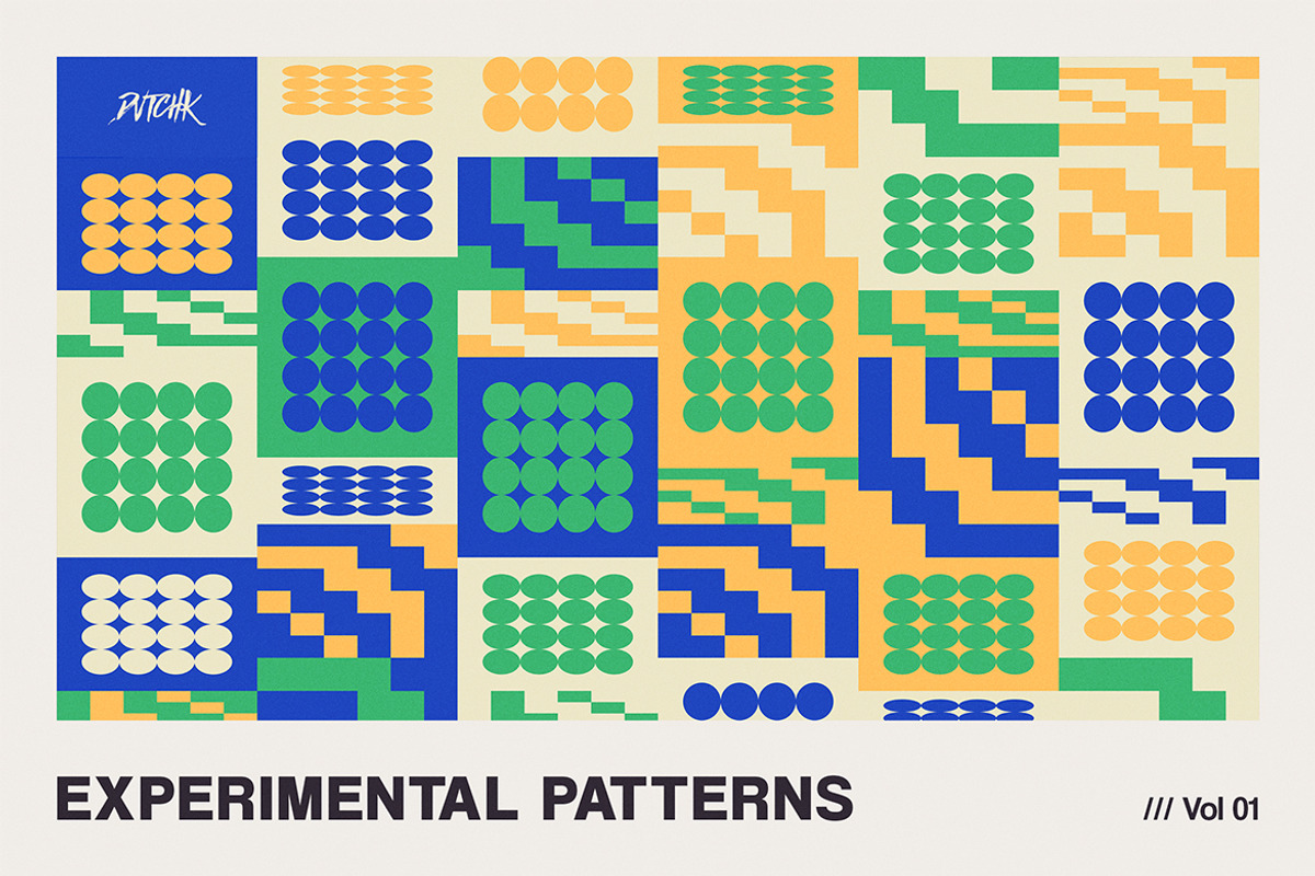 Experimental Geometric Patterns V01, a Pattern Graphic by dvtchk (Photo 5 of 5)