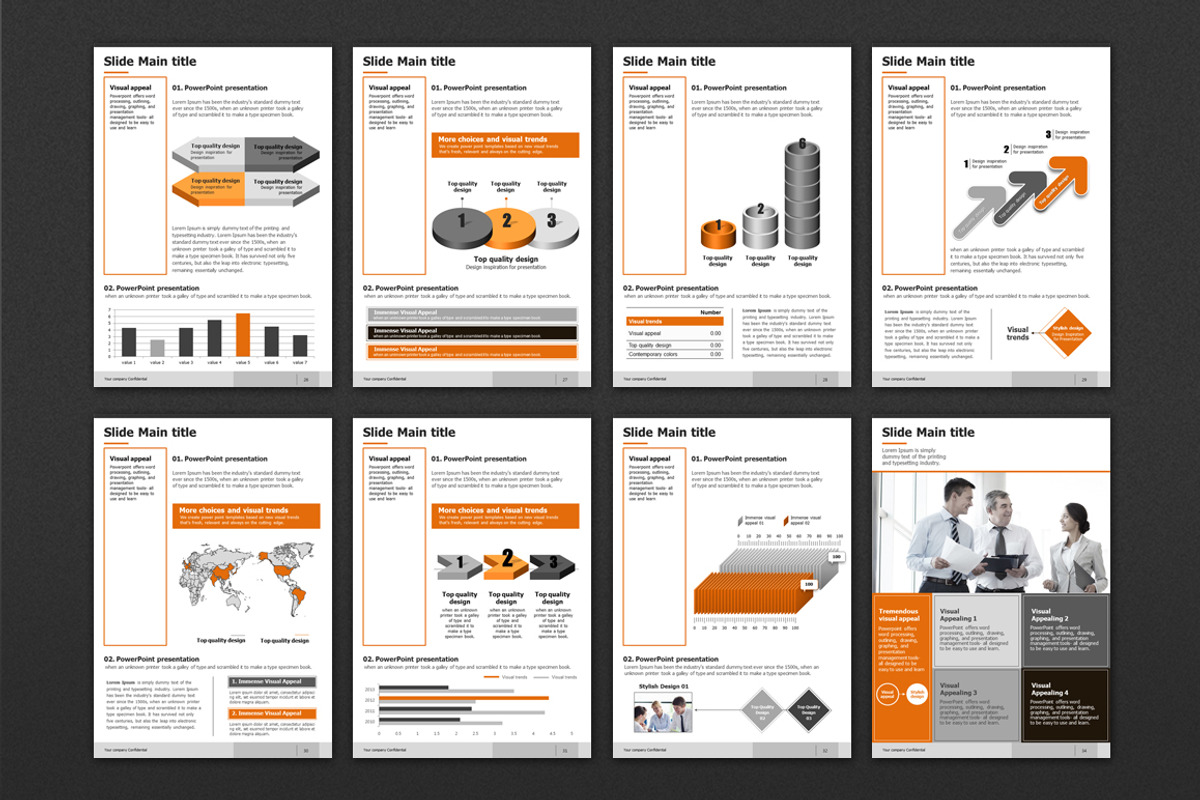 Modern Design Vertical Template, a Presentation Template by GoodPello