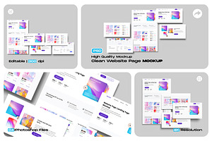 Website Landing Page Mockup, a Wearable Device Mockup by My Code Std