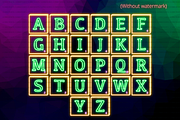 Neon Board Game PNG Clipart, a Decorative Illustration by Lenninator Digital (Thumbnail 5 of 6)
