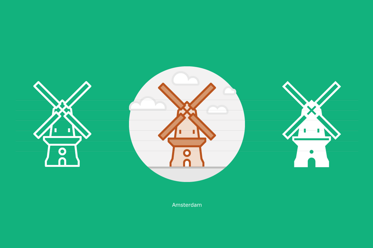 European Capitals – Landmark Icons, an Outline Icon by Jozsef Balazs-Hegedus (Photo 6 of 7)
