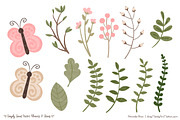 Soft Pink Flowers Clipart, an Illustration by Amanda Ilkov (Thumbnail 4 of 4)