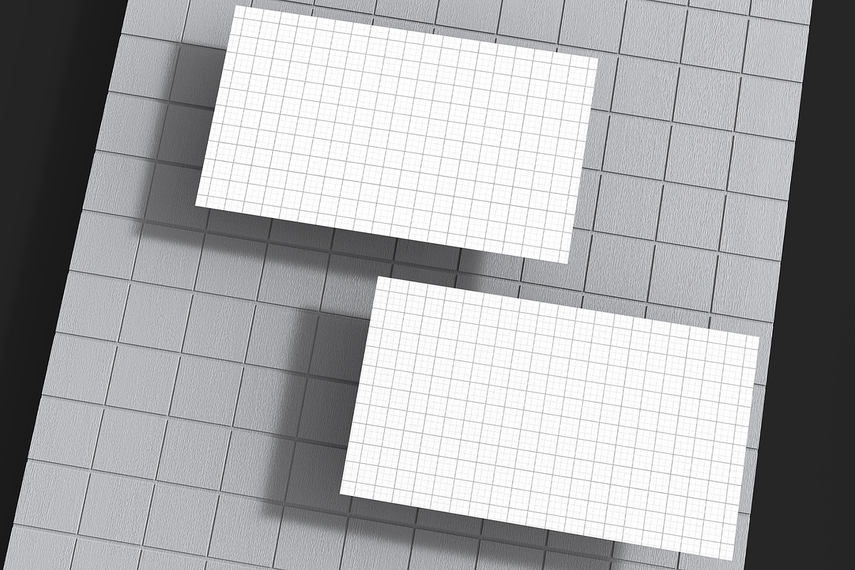 Top View Business Card Mockup, a Product Mockup by graphypix (Photo 3 of 4)