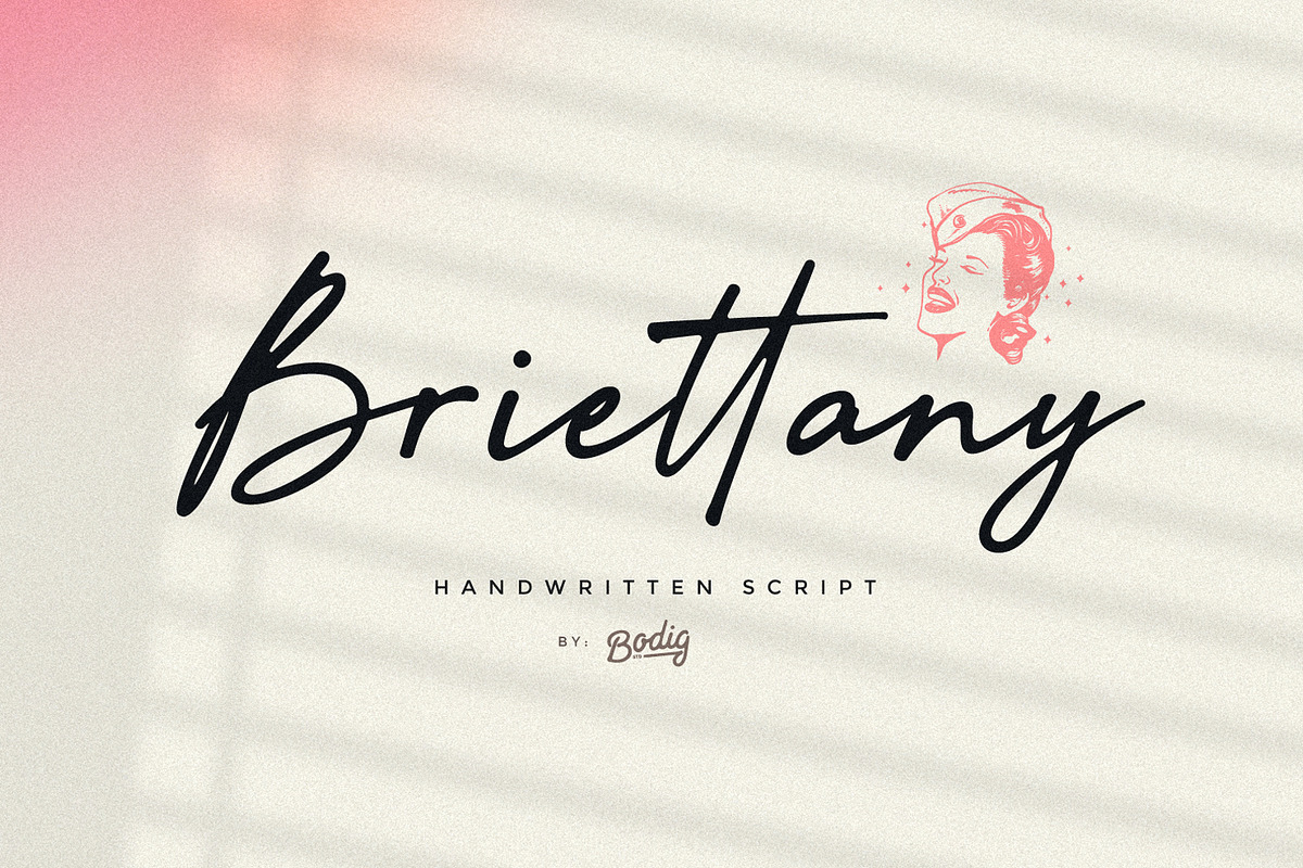Briettany Font, a Font by BodigStd (Photo 1 of 8)