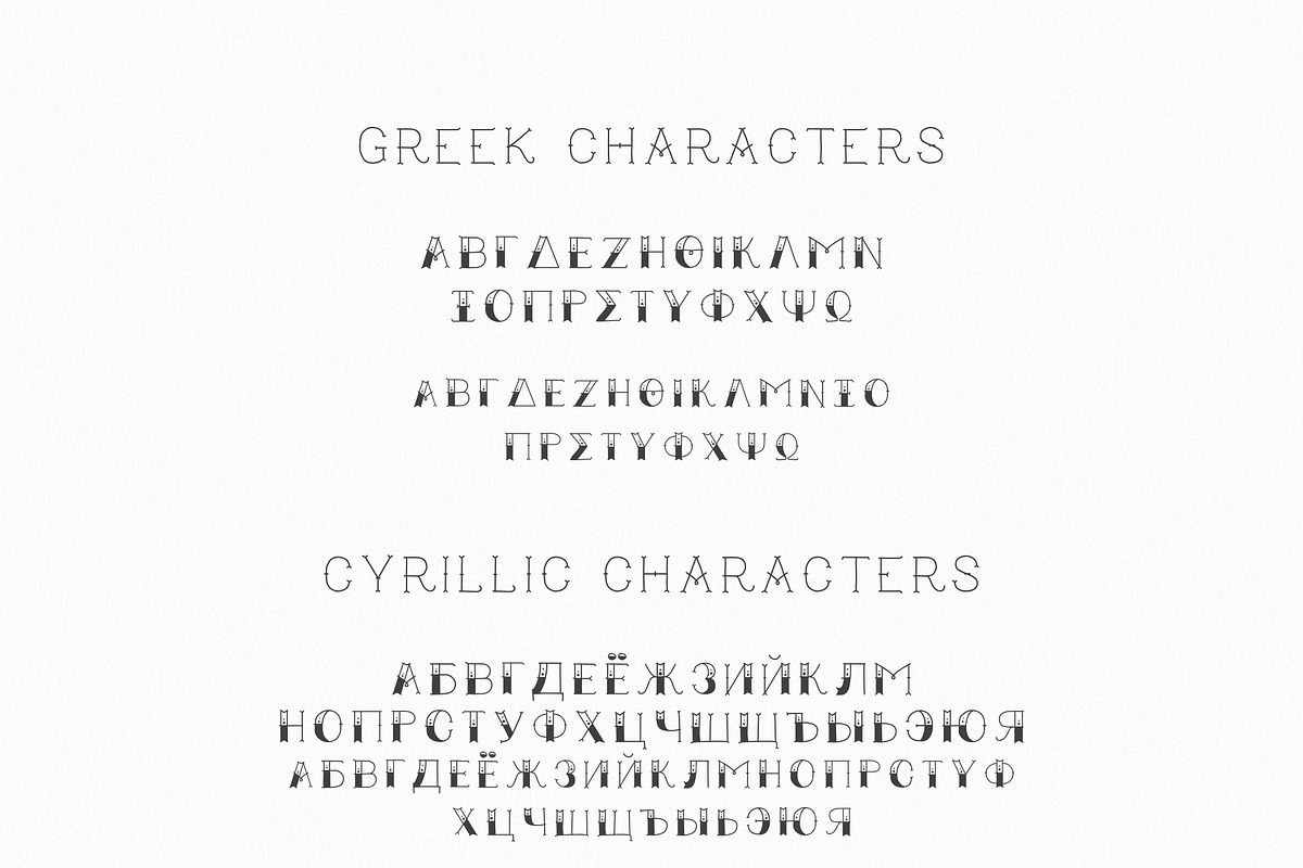 True Mama Cyrillic Typeface Greek preview 6