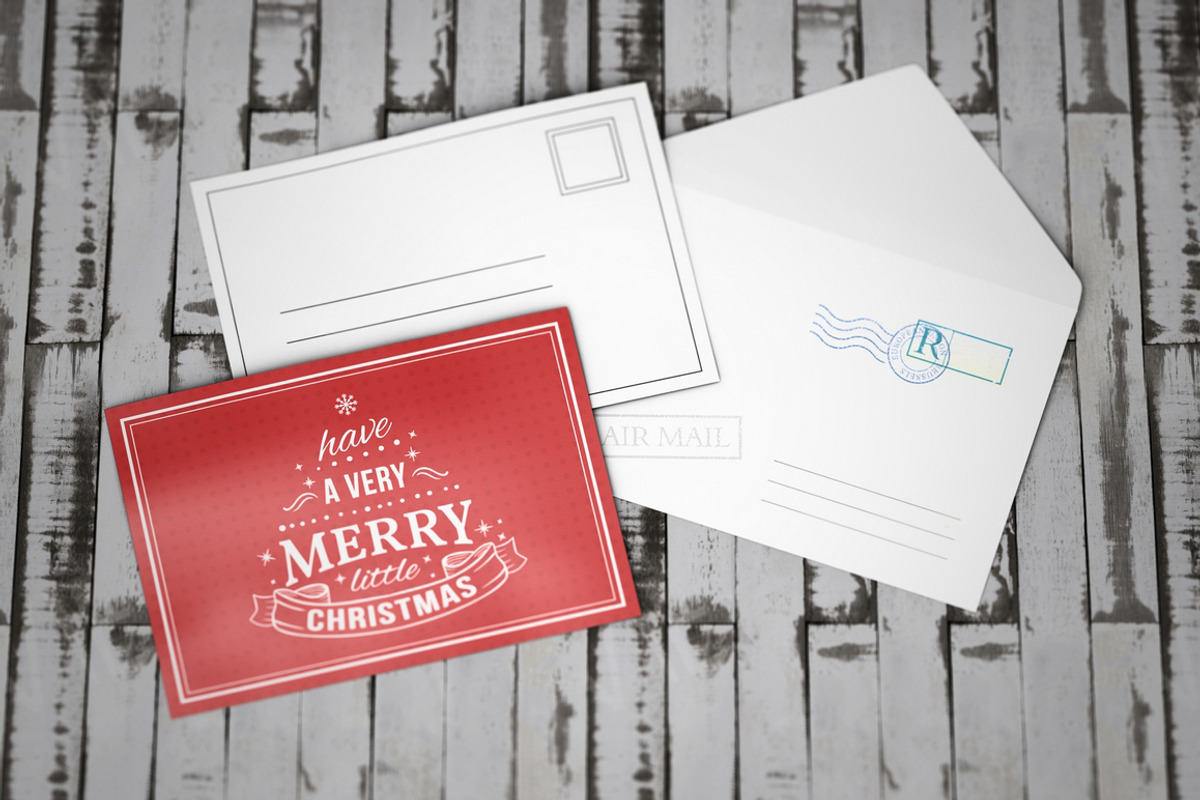 A6 Postcard with Envelope Mock-Up, a Print Template by MassDream (Photo 8 of 11)