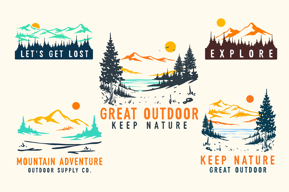 hand drawn outdoor illustration bund, an Illustration by youken (Photo 3 of 3)
