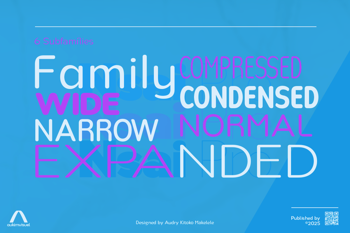 Nsai Pro Rounded Condensed, a Font by Aukimvisuel (Photo 8 of 12)