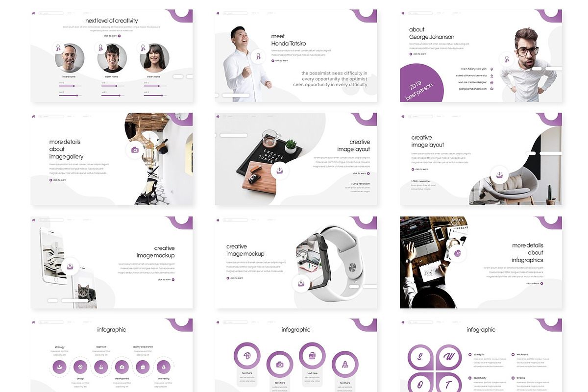 Andaro - Powerpoint Template, a Presentation Template by AQR Studio