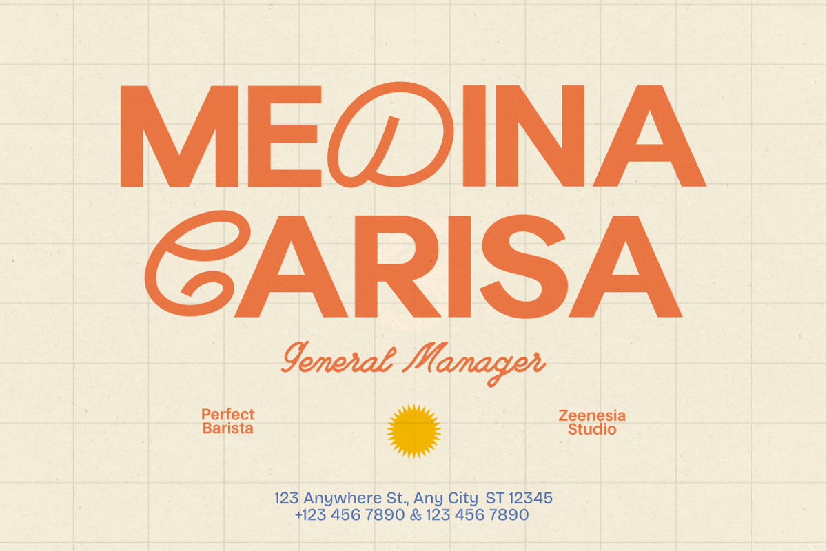 Perfect Barista, a Sans Serif Font by zeenesia (Photo 11 of 16)