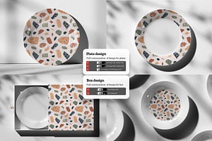 7 Mockups Ceramic Plates