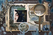 Imbolc Celtic Winter Watercolor Set, a Texture Illustration by Fluffy Unicorn (Thumbnail 10 of 13)