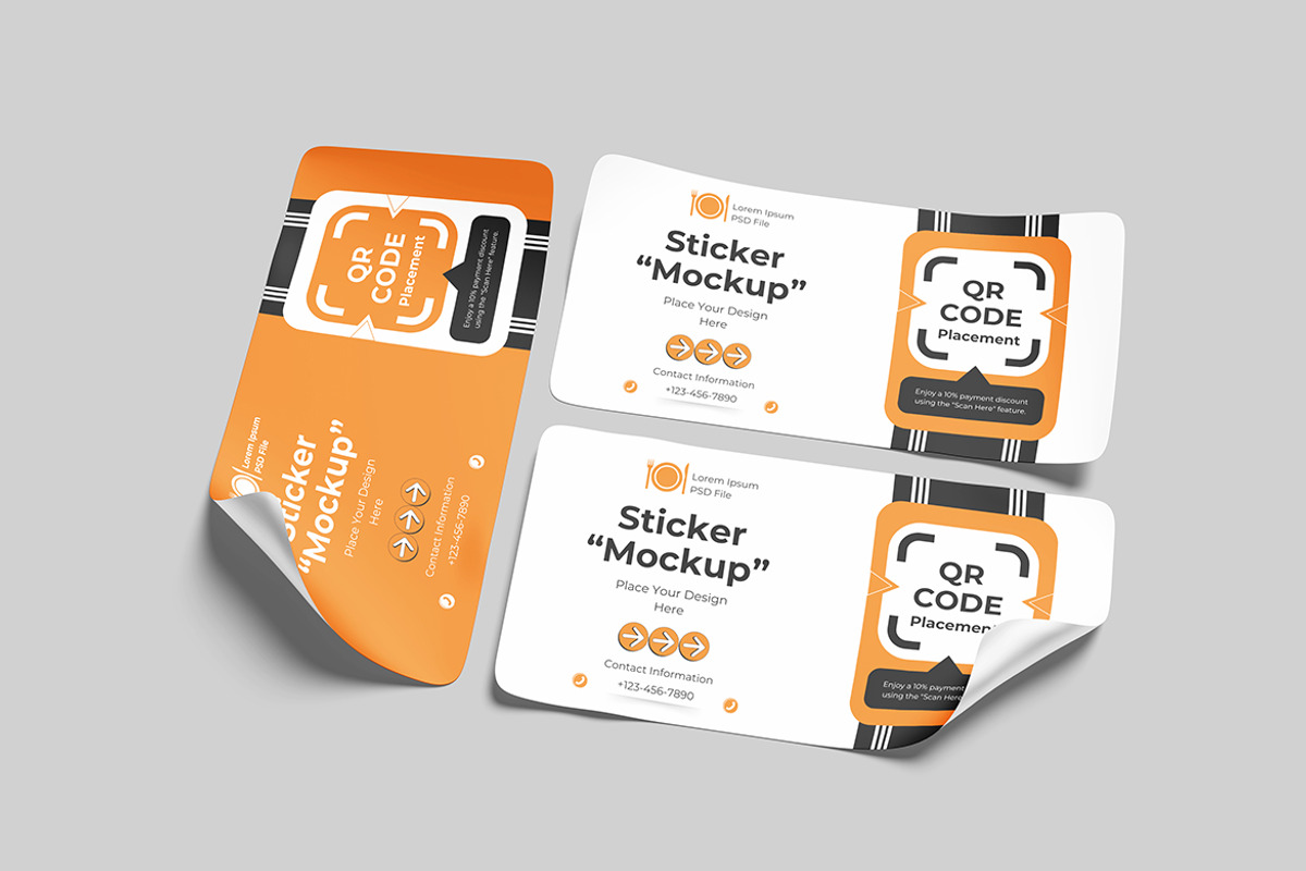 Sticker Mockup, a Product Mockup by bimockup (Photo 6 of 6)
