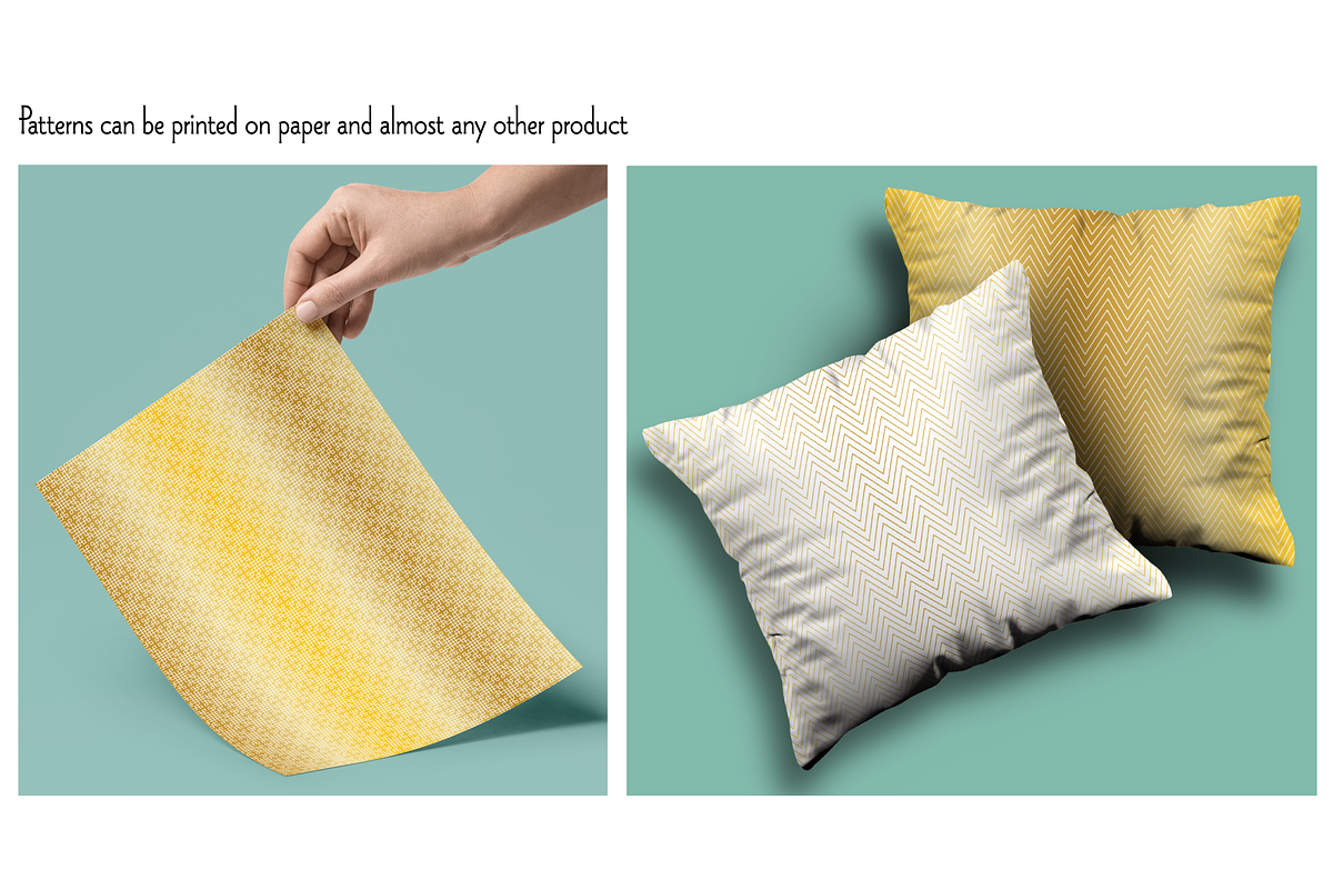 Seamless Metallic Classic Geometrics preview 2