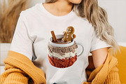 Cute Christmas Hot Cocoa Cup Clipart, an Illustration by SVGArt (Thumbnail 4 of 8)
