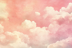 Pastel Sky & Cloud Pattern