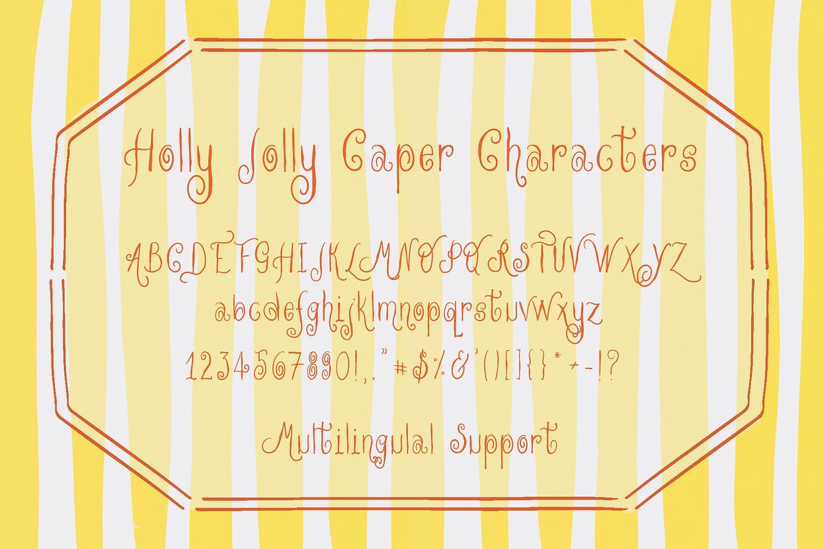 Whimsical Handdrawn Holly Jolly Font, a Handwritten Font by Amalia Calligraphy (Photo 6 of 11)