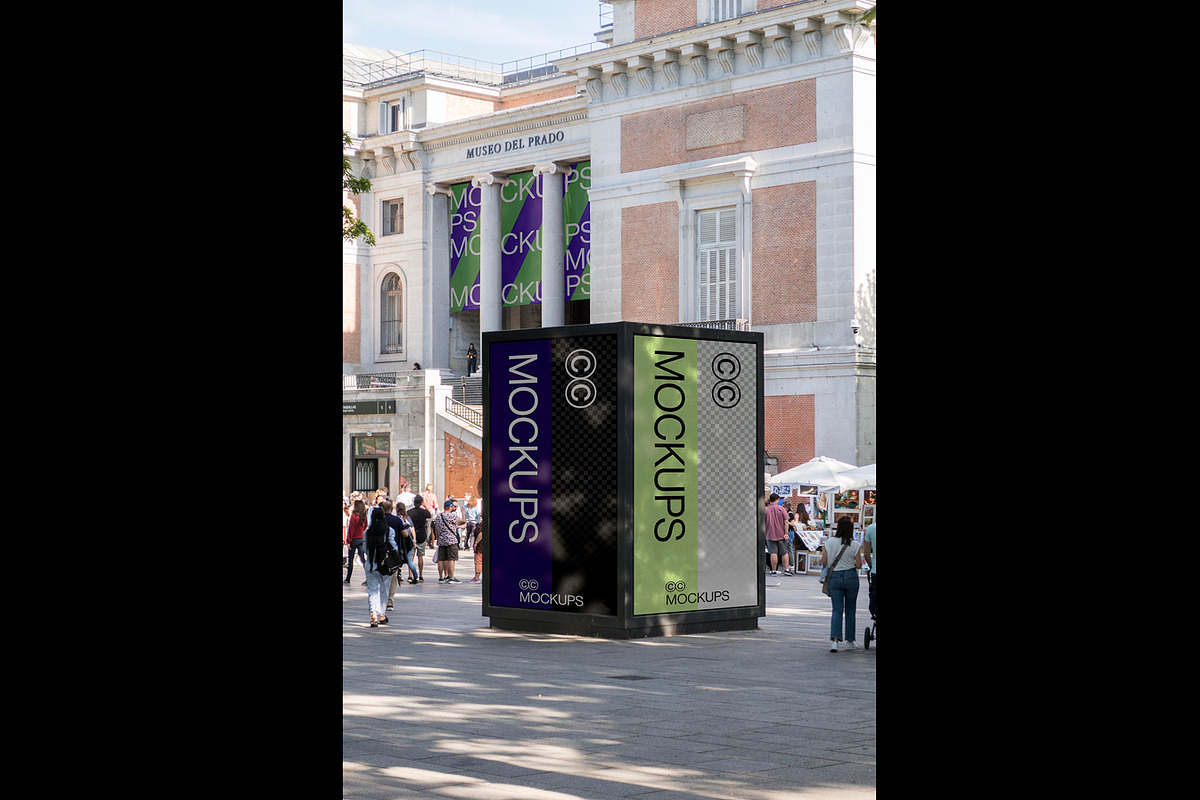 Madrid Museum Sign Mockup S012, an Advertising Mockup by CC Mockups (Photo 1 of 4)