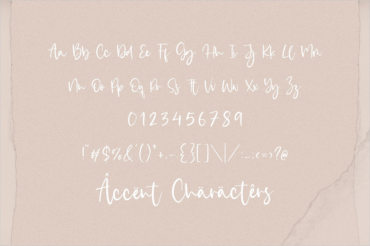 Dailymoon - Modern Handwritten Font, a Script Font by Letterative Studio (Photo 6 of 7)
