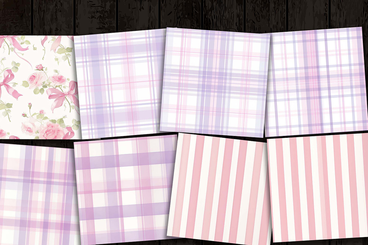 Rose Hydrangea Digital Paper, a Background Graphic by Design Scotch (Photo 2 of 8)