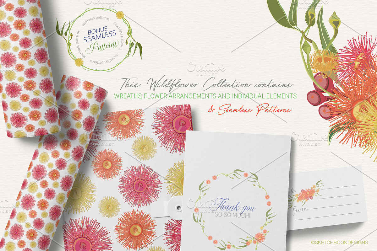 Australian Wild Flowers Collection, an Illustration by Sketchbook Designs (Photo 9 of 10)