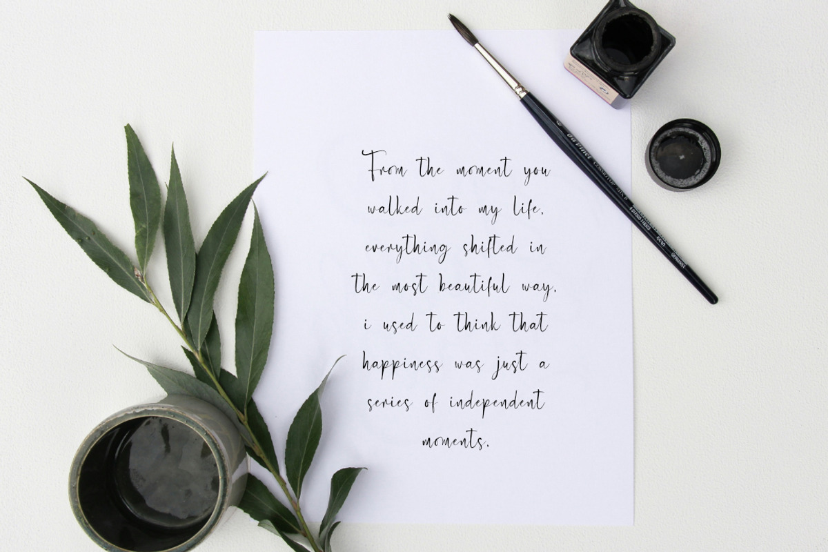 Batavia Symphony Modern Script Font, a Handwritten Font by Bluestype Studio (Photo 6 of 8)