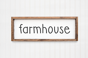 Firewood | Farmhouse Font, a Font by KA Designs (Thumbnail 8 of 8)