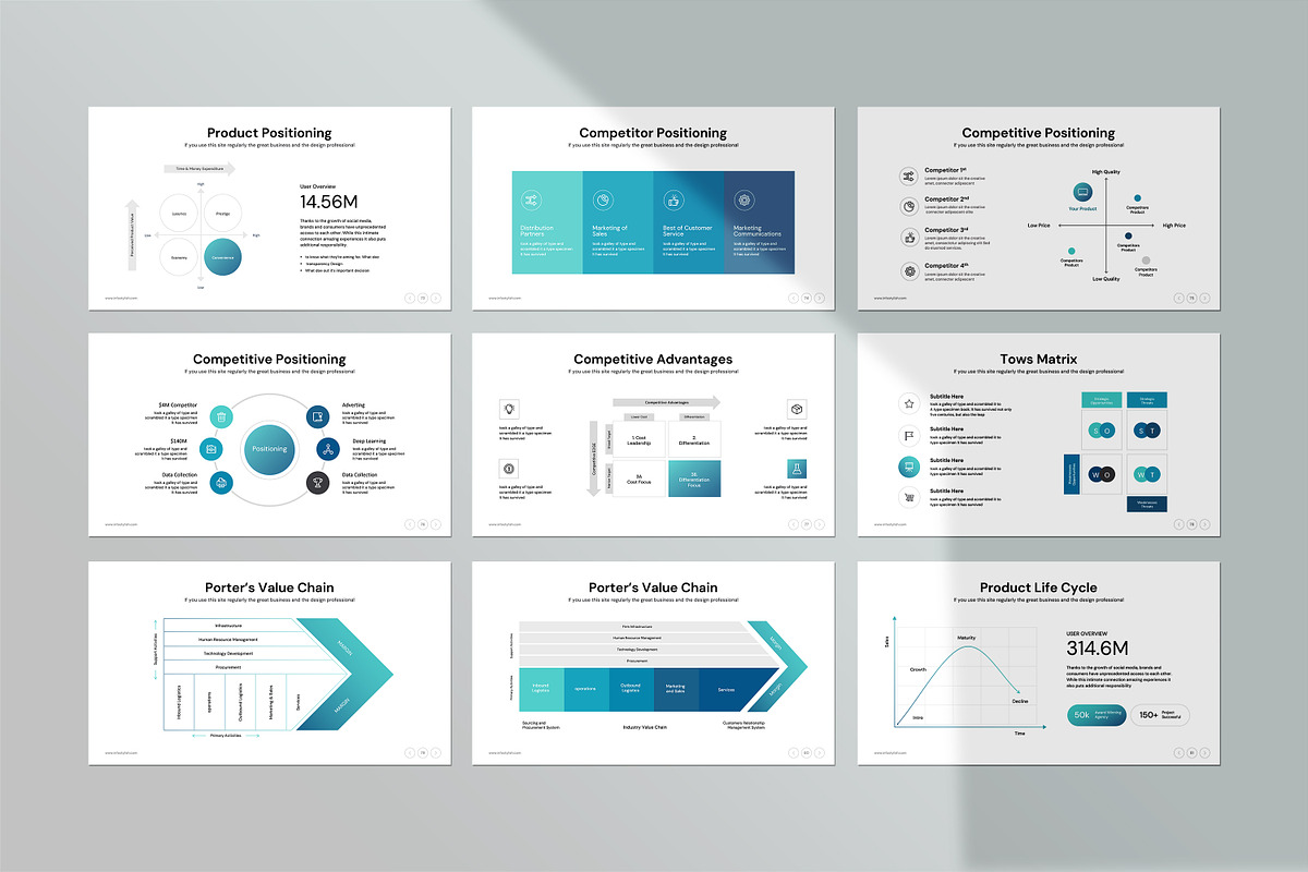 Business Plan PowerPoint Template, a Presentation Template by creathrivestudio (Photo 15 of 30)