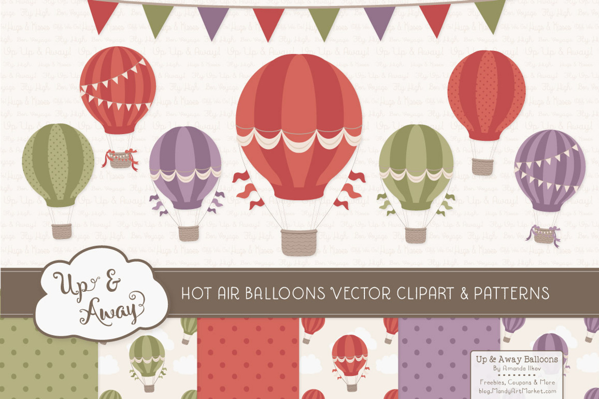 Autumn Hot Air Balloons, an Illustration by Amanda Ilkov (Photo 1 of 5)