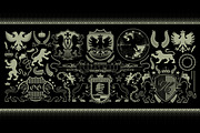 STREETWEAR HERALDIC GRAPHIC SET, an Object Graphic by BonkiStudio (Thumbnail 1 of 11)