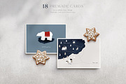 200+ Silent Christmas watercolor set, an Animal Illustration by Tabita's shop (Thumbnail 8 of 17)