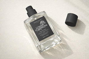 Perfume Bottle Mockup, a Packaging Mockup by Designer Dude