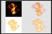 Fire Overlay 007, a Decorative Illustration by xresch (Thumbnail 2 of 2)